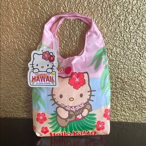 Hello Kitty Aloha Hawaii foldable shopping bag
